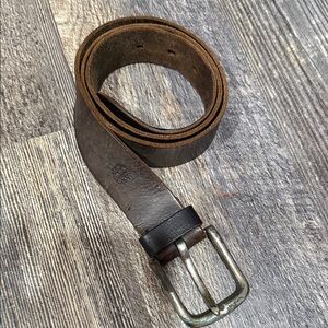 Timberland Dark Brown genuine Leather Belt
